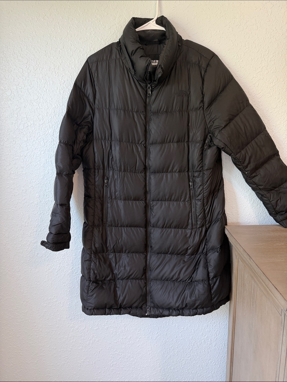 The North Face Women's Black Quilted Long Puffer Jacket